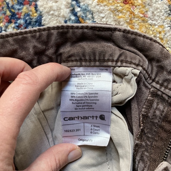 Carhartt pants/jeans Brown Size 6 original fit - Picture 8 of 8